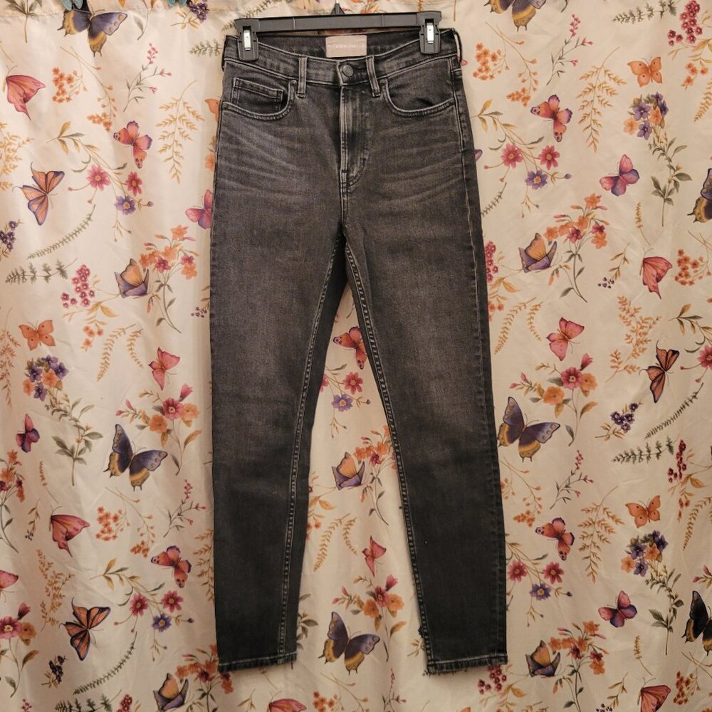 Everlane Skinny Washed Our Black Jean